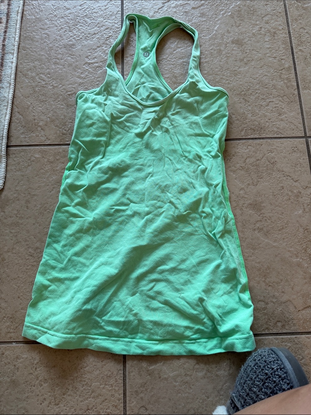 lululemon athletica Green Racerback Tank